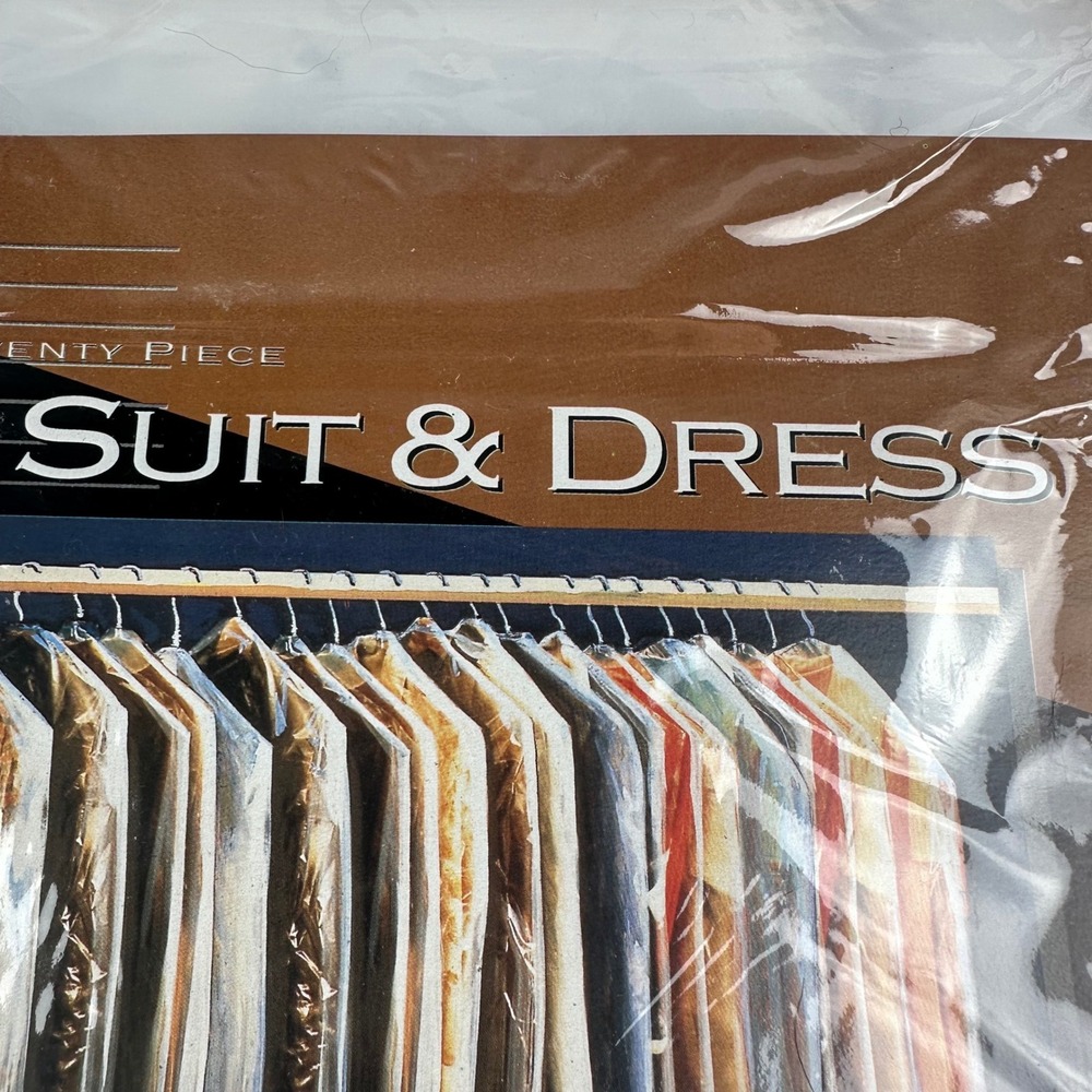 Suit and Dress Bag Set 20 piece Vinyl SS 85533 - Picture 2 of 6